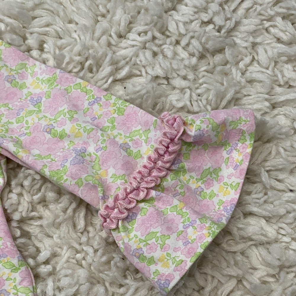 Bonnie Jean girls Sz 3T floral dress featuring a cute bunny ¥ - Picture 6 of 16